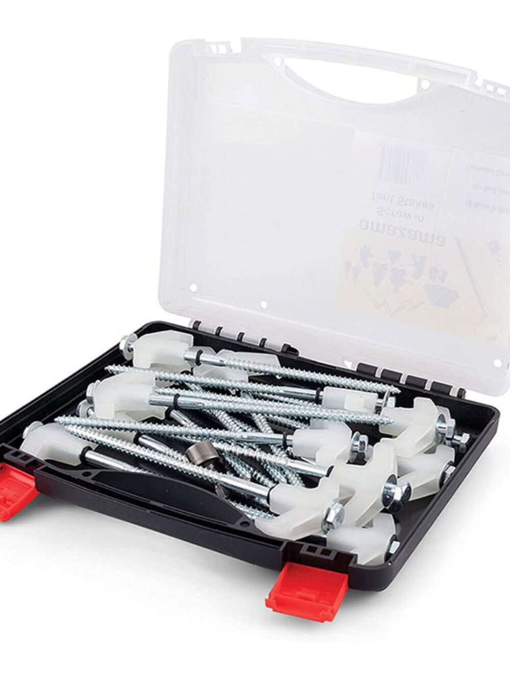 Ground Anchors Screw in, Metal Threaded Tent Spikes, Camping Pegs for Canopies